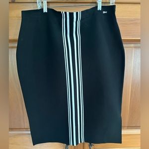 St. John black knit skirt, size 14